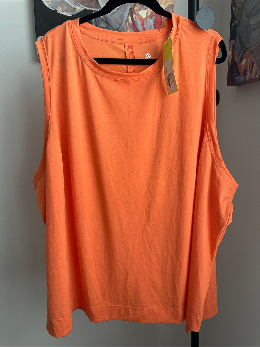 all in motion Carrot Orange Sleeveless Muscle Tank